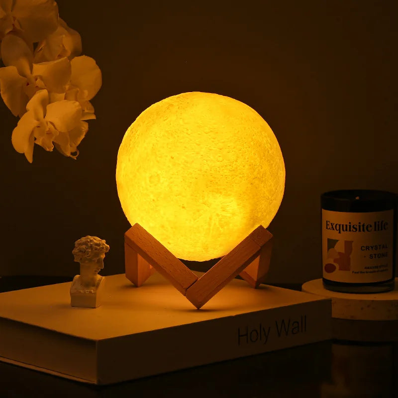 3D Moon Night Light