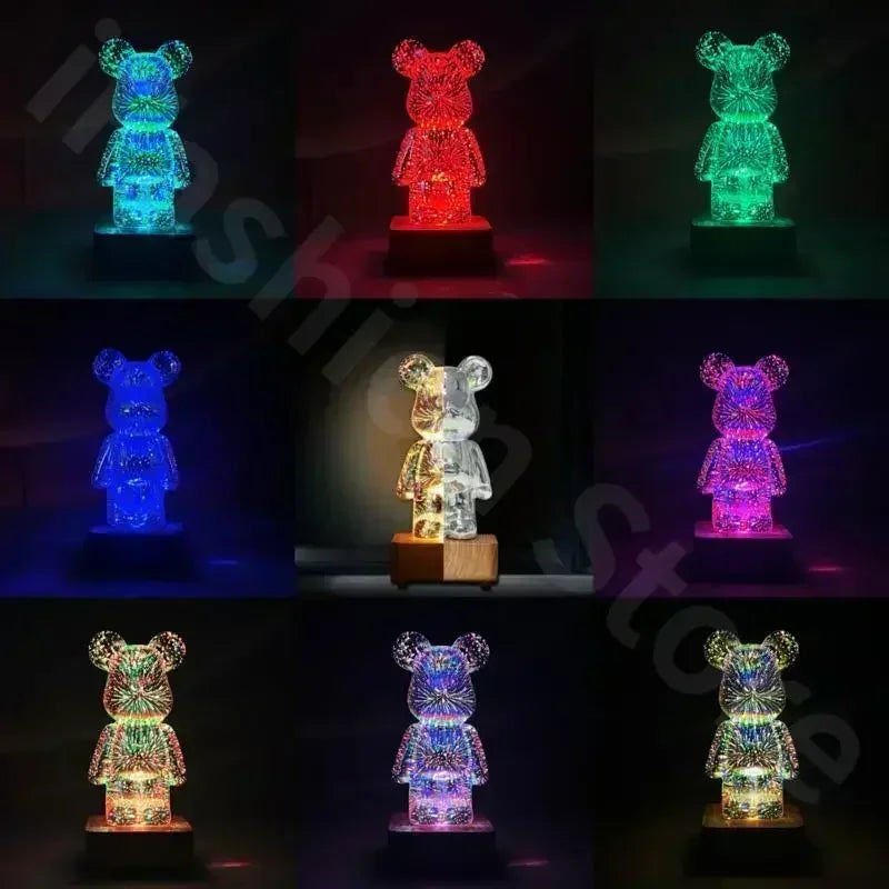 3d Fireworks Bear