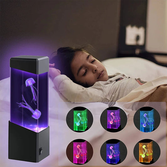 Led Jellyfish Tank Night Light